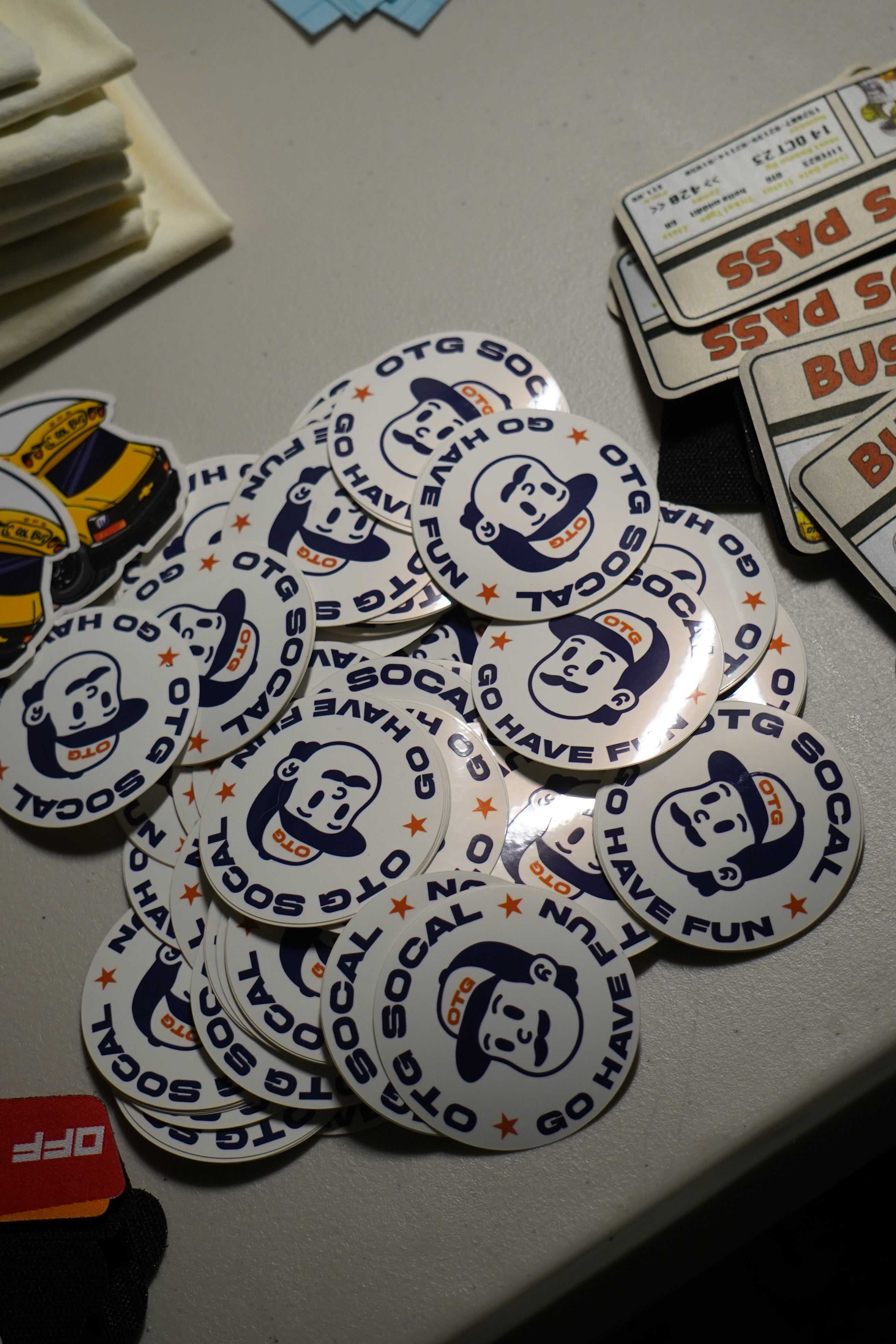 OTGMAN x OTG "GO HAVE FUN" STICKER PACK